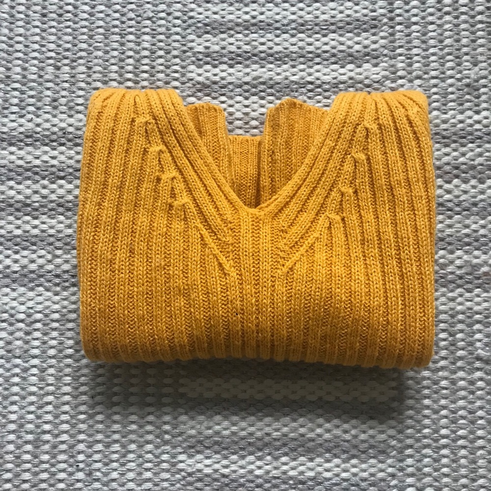 BlueNotes Yellow Knit Tank Top - Picture 3 of 4